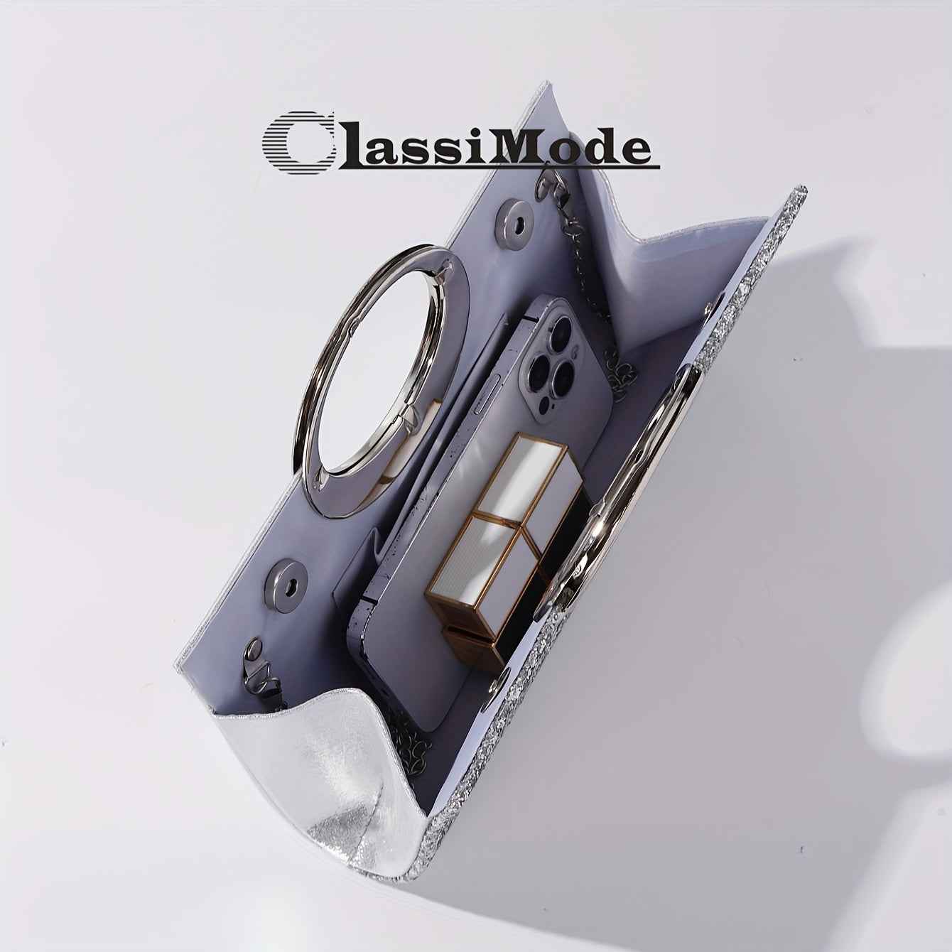 borsa donna luccicante