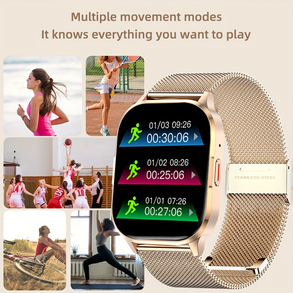 SENBONO Smartwatch Donna Regalo Schermo AMOLED 5.11cm Chiamate - Eleganza digitale