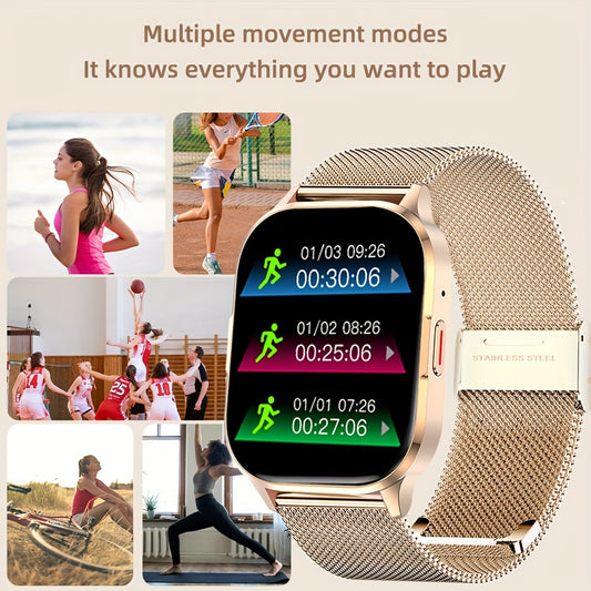 SENBONO Smartwatch Donna Regalo Schermo AMOLED 5.11cm Chiamate - Eleganza digitale