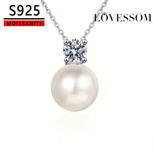 Collana Argento 925 Moissanite 0.5ct. Unisex - Eleganza digitale