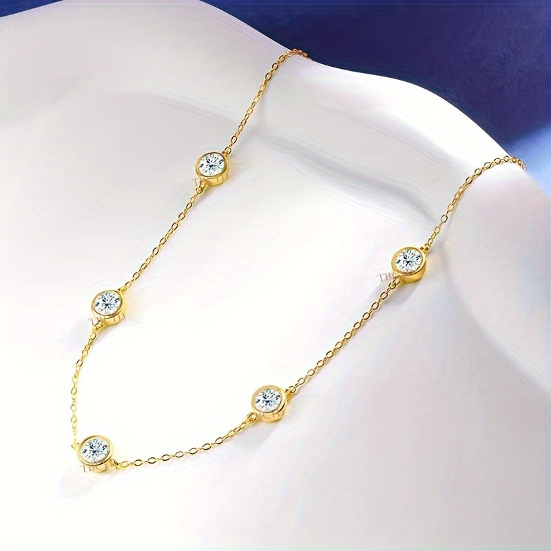 Collana Argento 925 Moissanite 2.5ct Unisex Regalo - Eleganza digitale