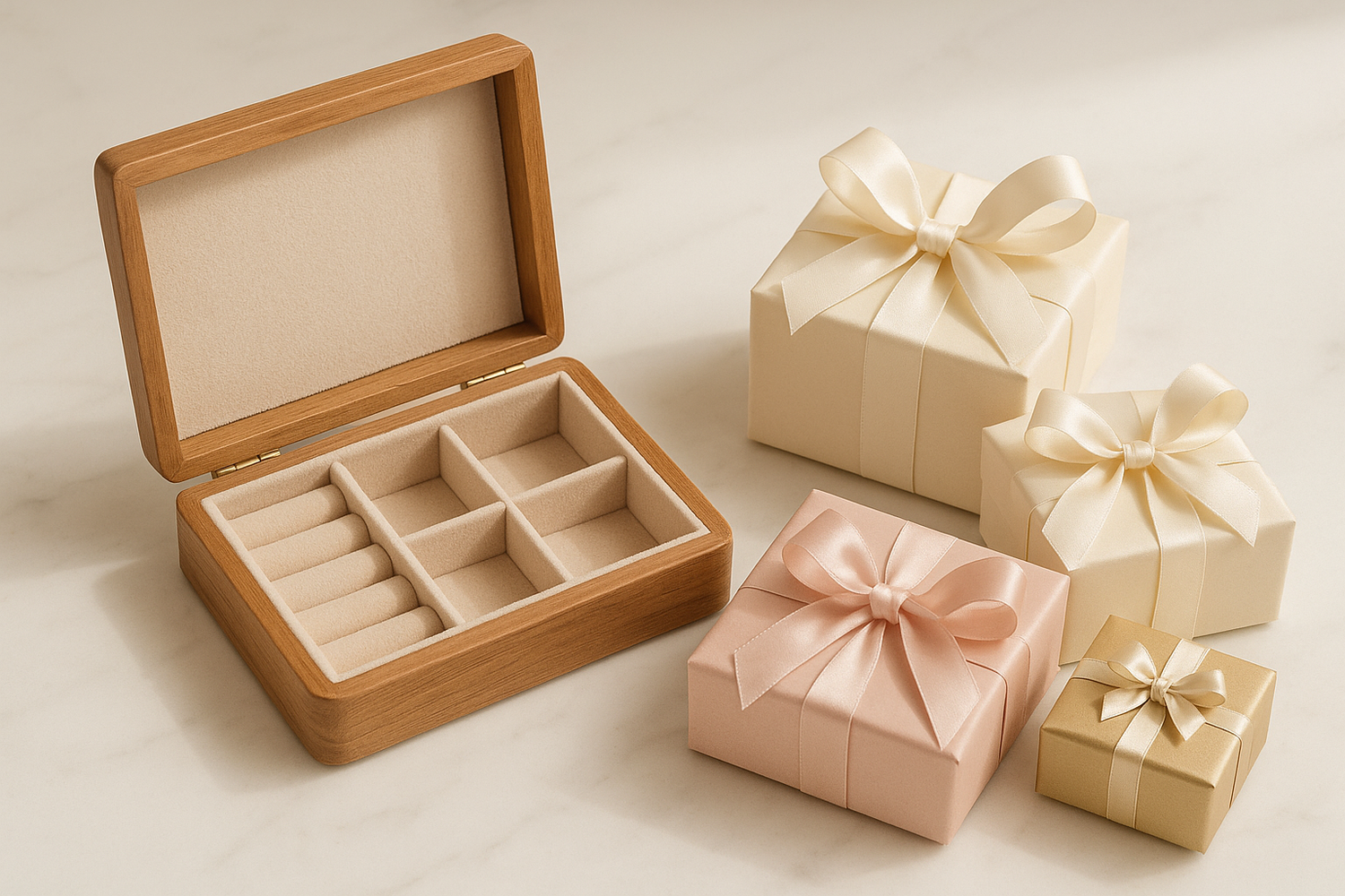 Scatola da Regalo per Gioielli e Portagioielli