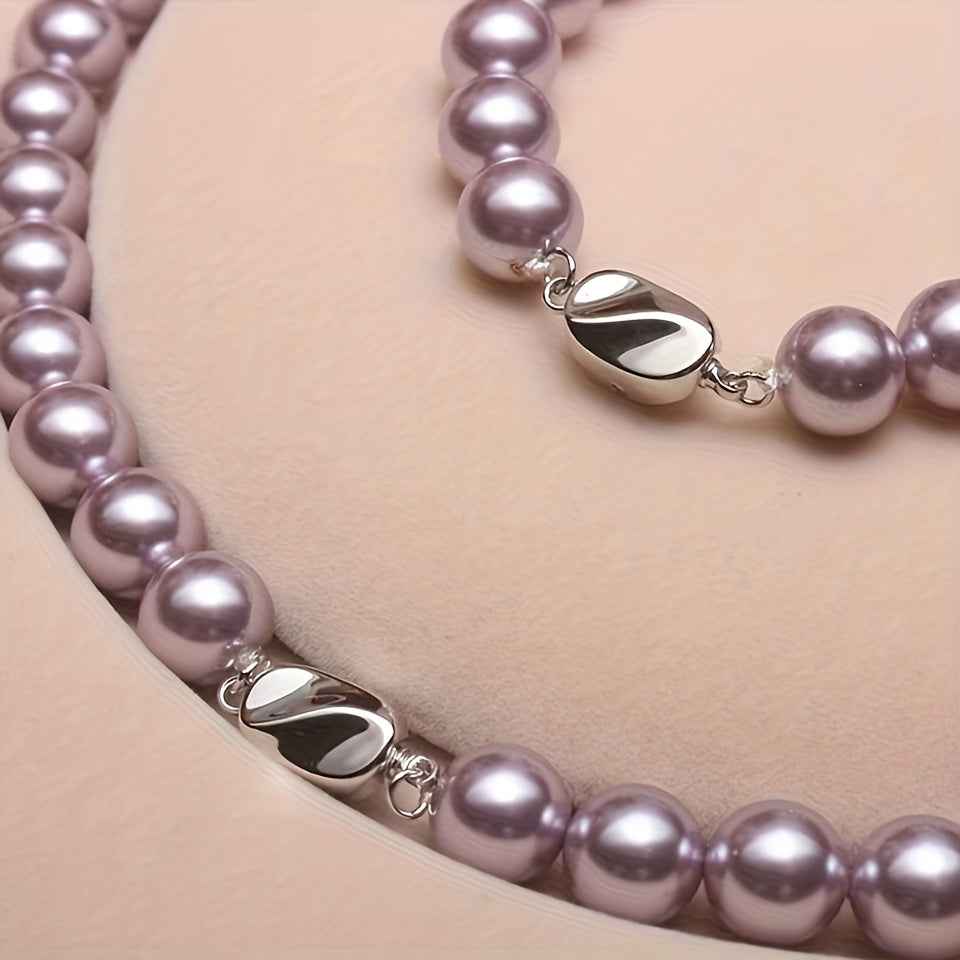 Set Collana e Braccialetto Perle d'Acqua Dolce Donna - 2 Pezzi - Eleganza digitale