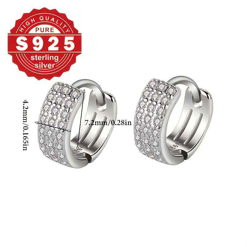 orecchini a cerchio argento 925