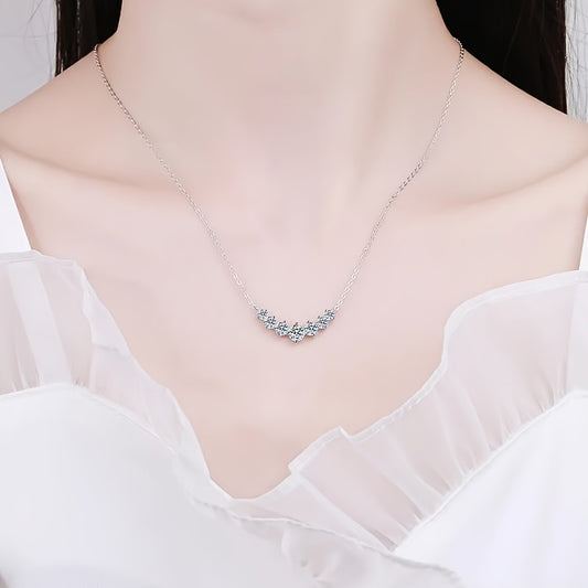 Collana Choker Moissanite 2.8ct Argento 925 - Elegante Gioiello Donna - Eleganza digitale