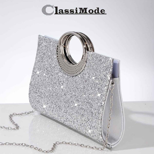  borsa donna luccicante