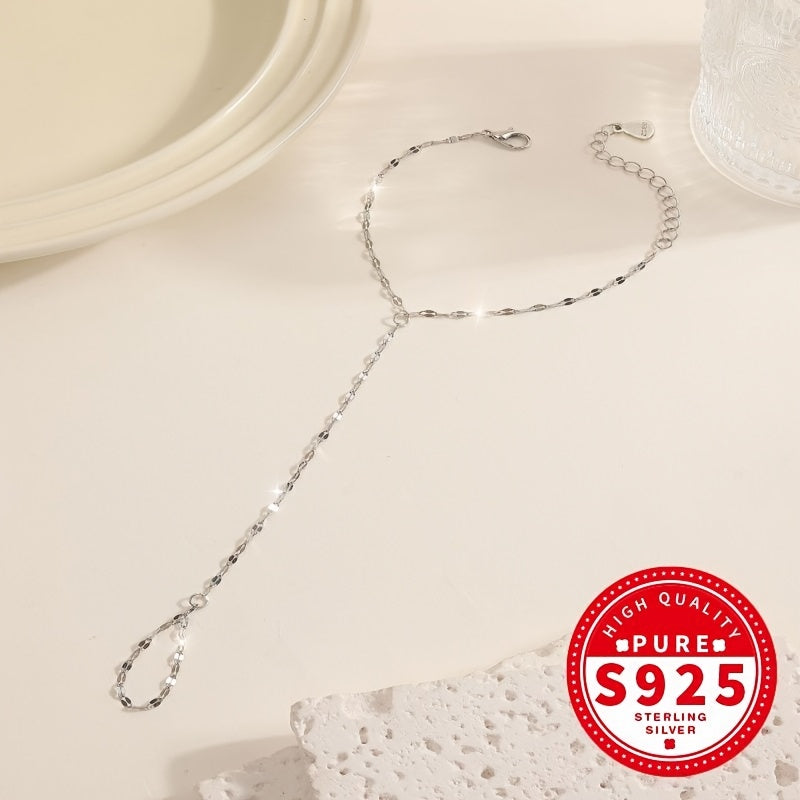 Braccialetto Argento Sterling S925 Catena Classico Ipoallergenico - Eleganza digitale