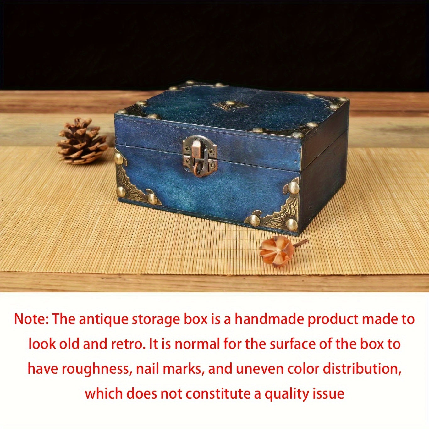 Portagioie Vintage Legno - Cassetto Organizer Gioielli Antico - Eleganza digitale