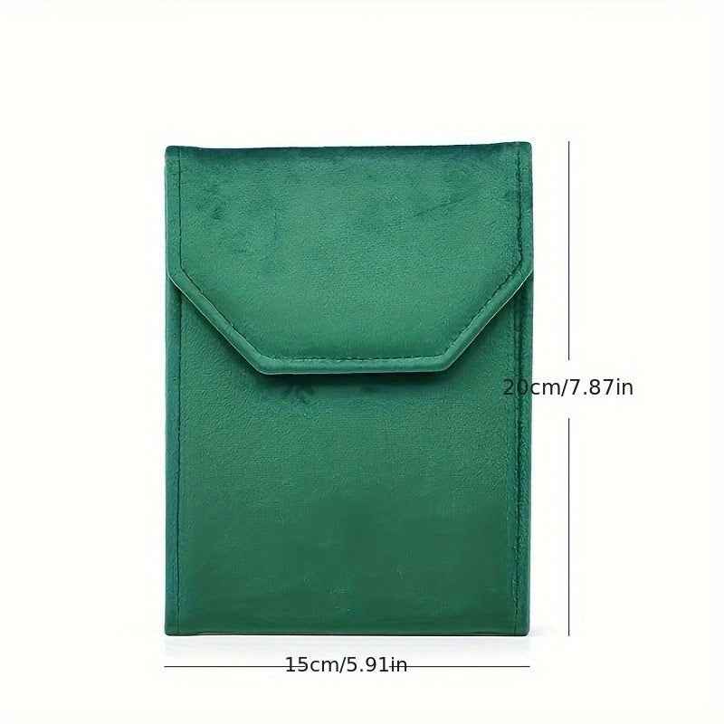 Scatola Gioielli Velluto Fibbia Perla - Organizer Rettangolare Portabile - Eleganza digitale