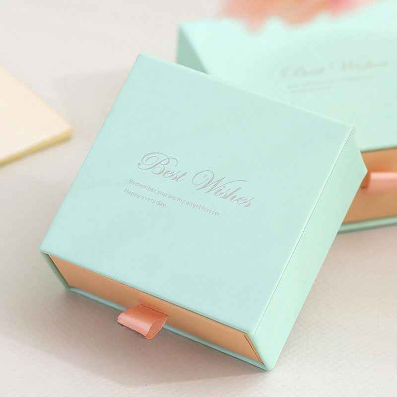 Portagioie Cassetto Blu Rosa - Organizer Multiuso Matrimoni - Eleganza digitale