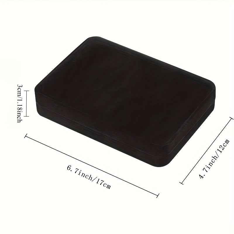 Portagioie Vintage Rettangolare Velluto - Organizer Elegante - Eleganza digitale