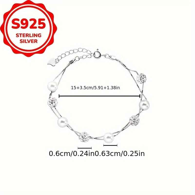 Braccialetto Argento 925 Doppio Strato - Stile Forest - Eleganza digitale