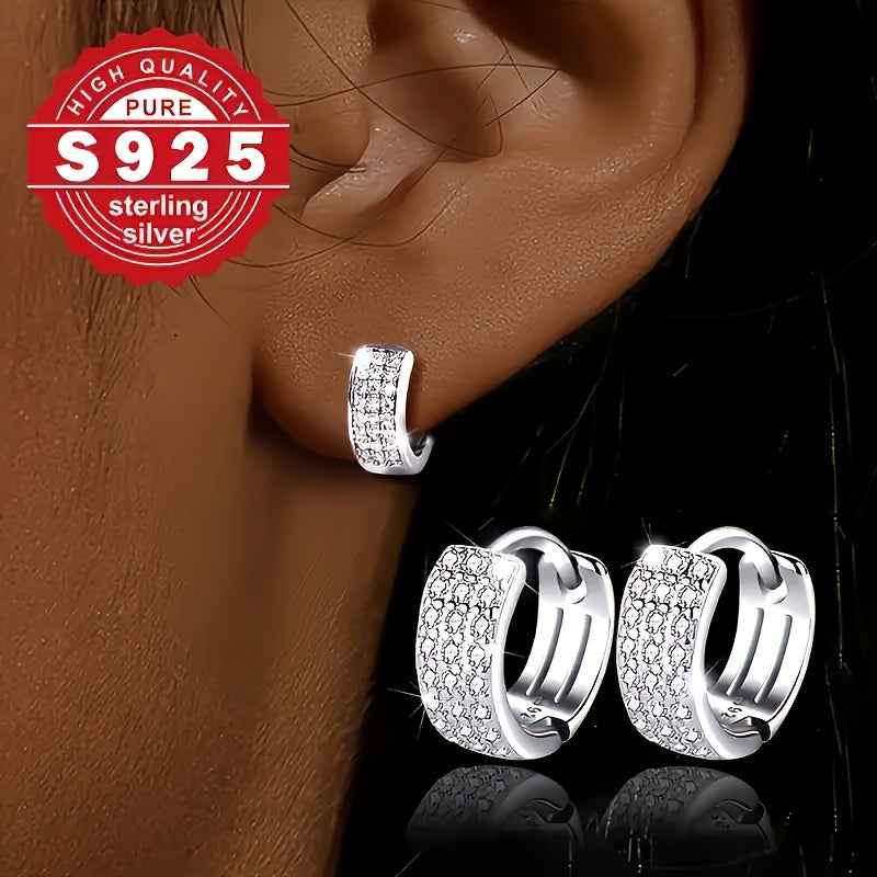 orecchini a cerchio argento 925