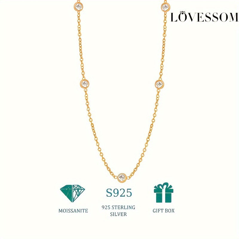 Collana Argento 925 Moissanite 2.5ct Unisex Regalo - Eleganza digitale