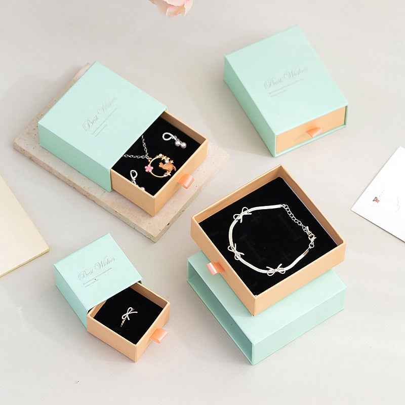 Portagioie Cassetto Blu Rosa - Organizer Multiuso Matrimoni - Eleganza digitale