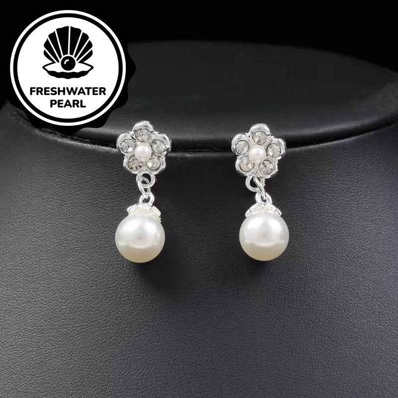 Set Gioielli Perle Acqua Dolce Ultra-Brillanti - Regalo 4 Stagioni - Eleganza digitale