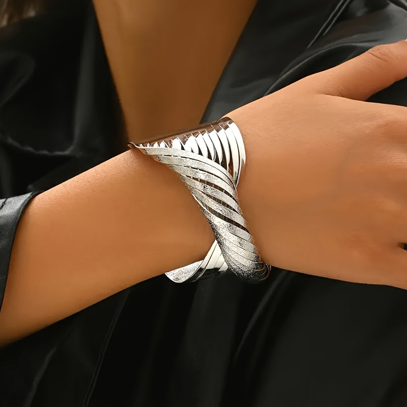 Bracciale dorato e argentato  donna hip hop