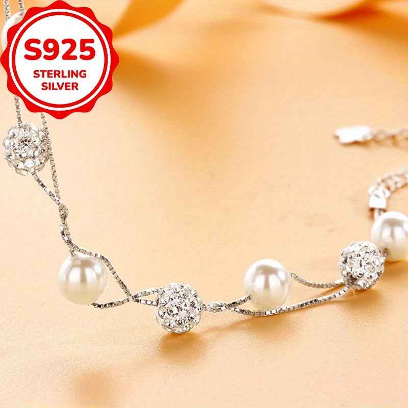 Braccialetto Argento 925 Doppio Strato - Stile Forest - Eleganza digitale